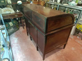 ANTIGUO ESCRITORIO BURO DE ROBLE