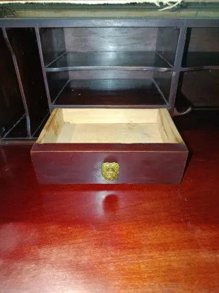 ANTIGUO ESCRITORIO BURO DE ROBLE