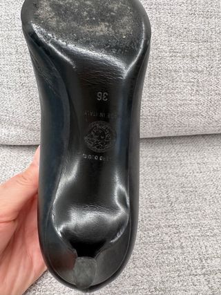 Décolleté Versace Pump Vitello Nero