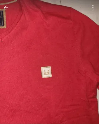 Jersey Gant Rojo Talla xl.