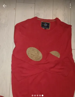 Jersey Gant Rojo Talla xl.