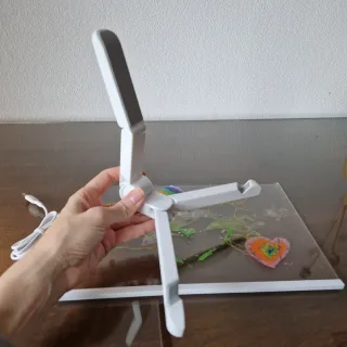 Pizarra de dibujo/escritura con LED para niños