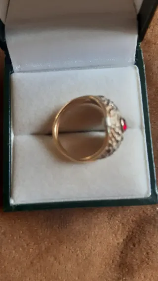 Anillo Oro Laminado 14kl talla pequeña 10