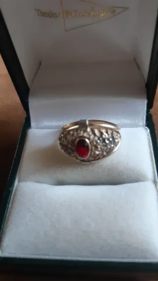 Anillo Oro Laminado 14kl talla pequeña 10