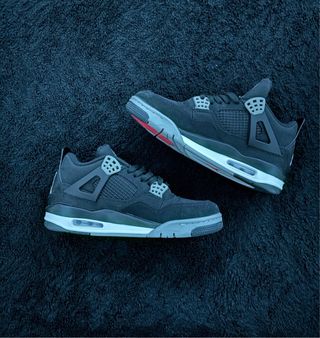 Jordan 4 Black Canvas