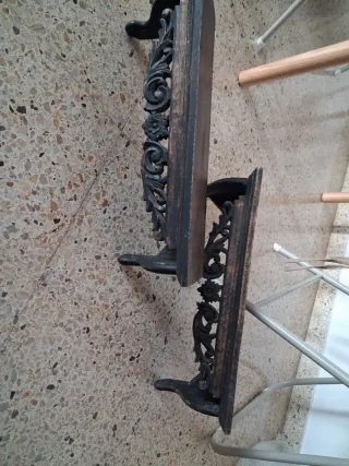 2 Baldas Decorativas Madera de 46x15x 15