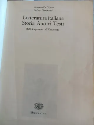Libro Letteratura Italiana. Storia autori e testi