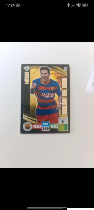 Cromo Balón de Oro Messi 2015-16