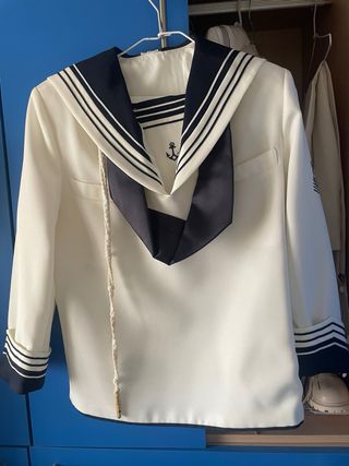 Traje de comunión azul