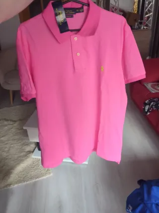 Polo Ralph Lauren Rosa Talla XXL