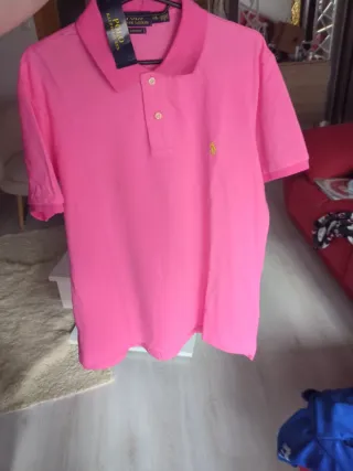Polo Ralph Lauren Rosa Talla XXL