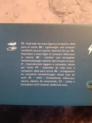 Aspirador de mano Cecotec Conga Hand&Car