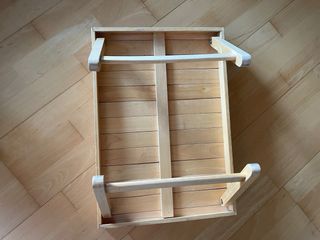 Mesa auxiliar plegable de madera