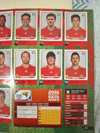 Álbum COMPLETO FIFA Sudáfrica 2010