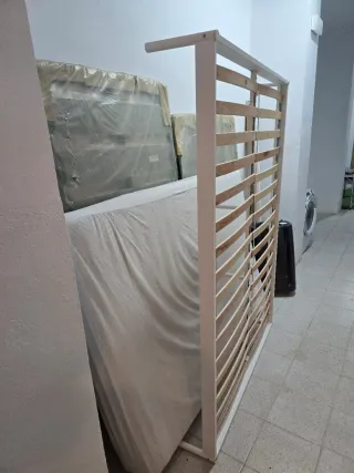 Somier + Colchon cama de 135 x 200 cms