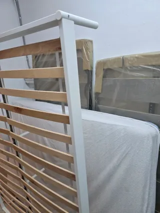 Somier + Colchon cama de 135 x 200 cms