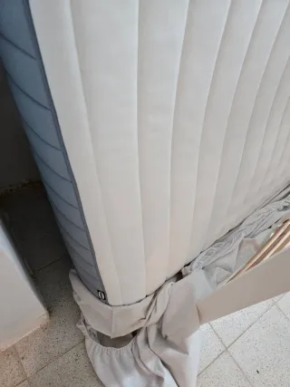 Somier + Colchon cama de 135 x 200 cms