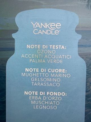 Yankee Candle Beach Escape Profumo