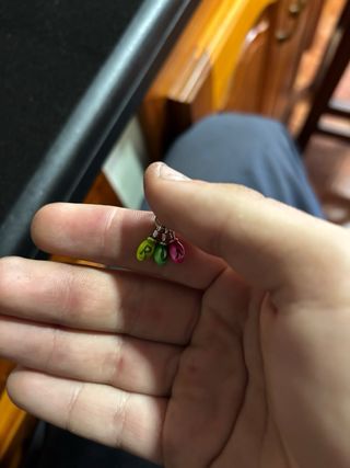 3 Charms Colgantes Luces Navideñas