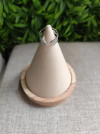 Anillo triple acero inoxidable estrella luna