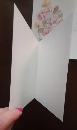 Conjunto 6 postais flores pintadas