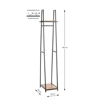 Armadio a Colonna in Metallo con Scaffali NUOVO
