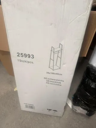 Armadio a Colonna in Metallo con Scaffali NUOVO