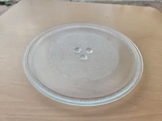 Plato giratorio para microondas de cristal