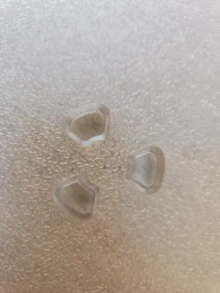 Plato giratorio para microondas de cristal