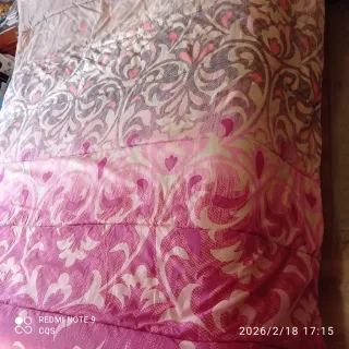 Edredón acolchado estampado reversible XXL
