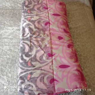 Edredón acolchado estampado reversible XXL