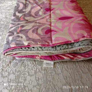 Edredón acolchado estampado reversible XXL