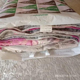 Edredón acolchado estampado reversible XXL