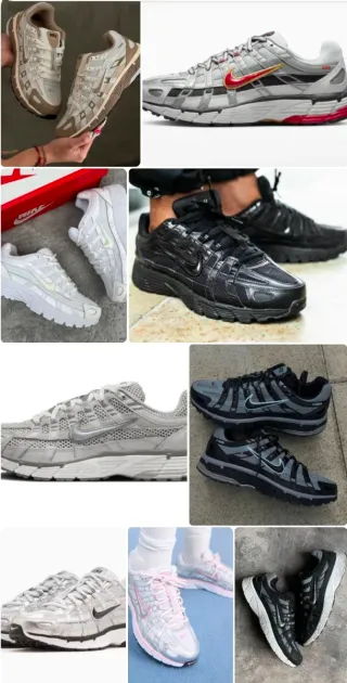 Nike P6000 Plata/Blanco