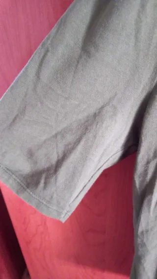 Camisa verde manga corta