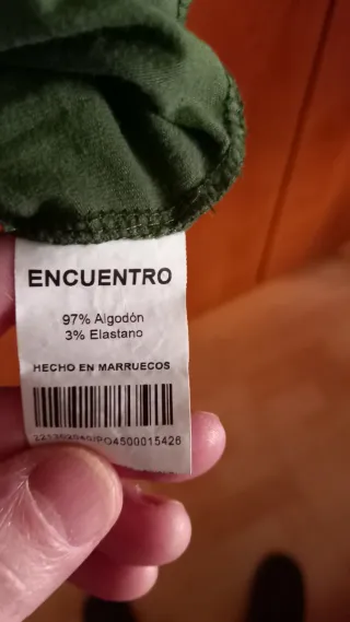 Camisa verde manga corta