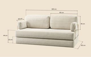 Sofá Cama Marrón Multiusos