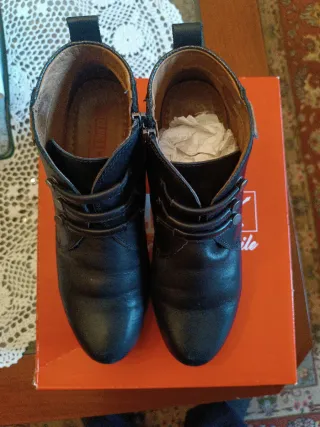 Botines Pikolinos Negros Mujer