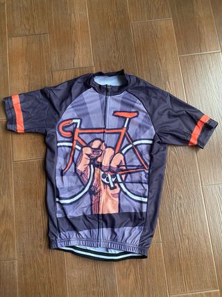 Maillot Ciclismo Diseño Bicicleta Puño