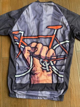 Maillot Ciclismo Diseño Bicicleta Puño
