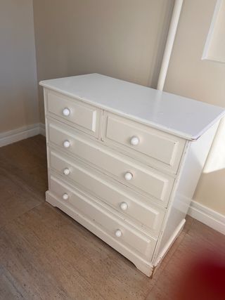 Cómoda infantil VTV blanca