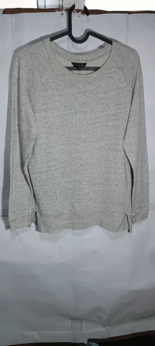 Jersey Bershka gris talla M