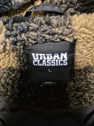 Giaccone Urban Classics donna beige/nero taglia L