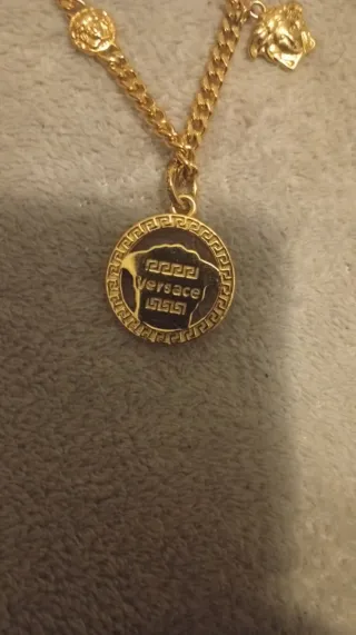 Collar Versace Dorado Medusa