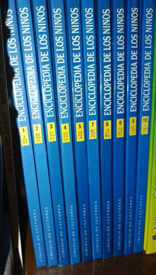 Enciclopedia infantil de 10 tomos