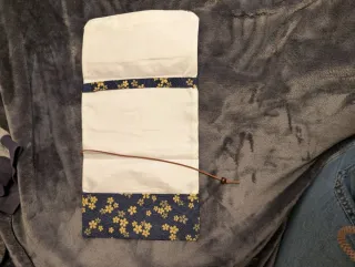 Funda libro A5 con solapa floral