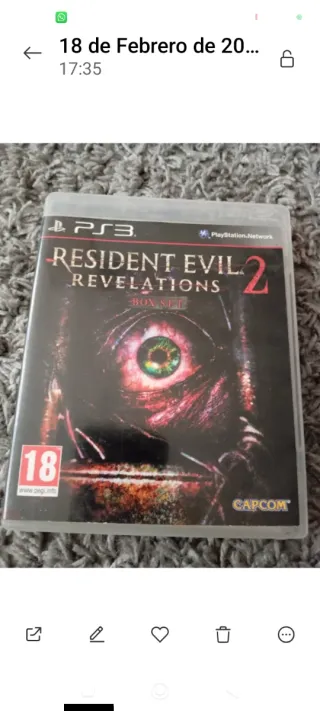 Juego ps3 playstation 3 Resident Evil Revelations
