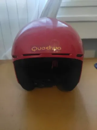Casco de esquí rojo Quechua