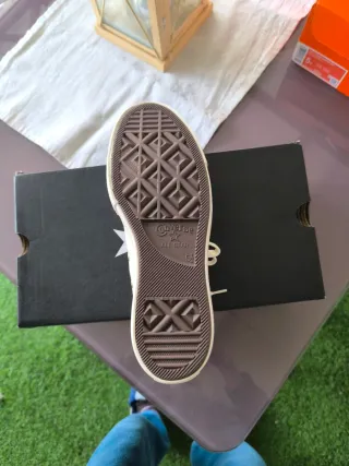 Zapatillas Converse con plataforma rosas