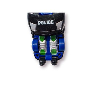 Carro Polícia Transformável 9cm